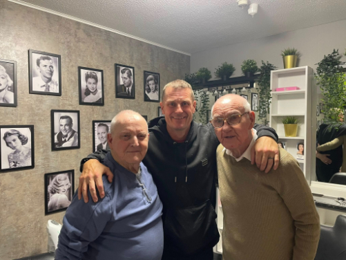 Kevin the caring barber at Campsie View Care Home